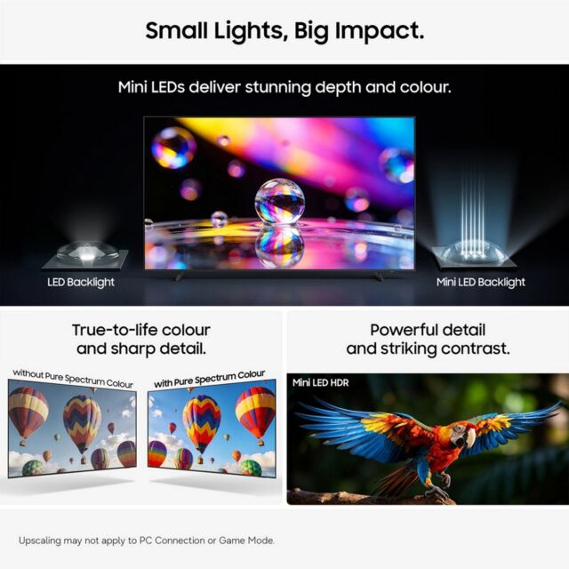 Samsung UE50M70HAKXXU 50inch 4K Mini LED Vision AI Smart TV