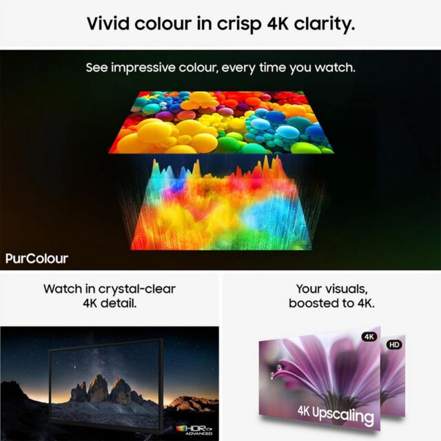 Samsung UE50U8020HKXXU 50inch 4K Crystal UHD Vision AI Smart TV