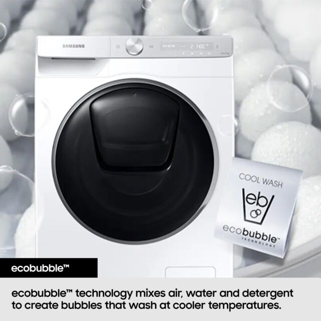 Samsung WW90CGC04DAEEU 9kg 1400 Spin Washing Machine - White