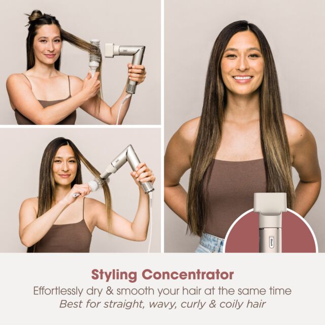 Shark HD440SLUK  Flexstyle 5 - in - 1 Air Styler & Hair Dryer with Storage Case