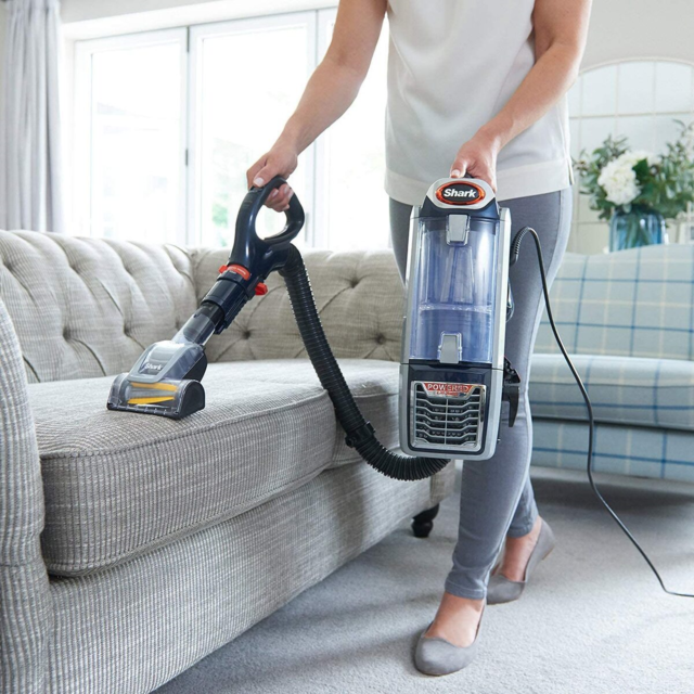 Shark NZ801UKT Anti Hair Wrap Upright Vacuum Cleaner with Powered Lift- Away TruePet - Blue