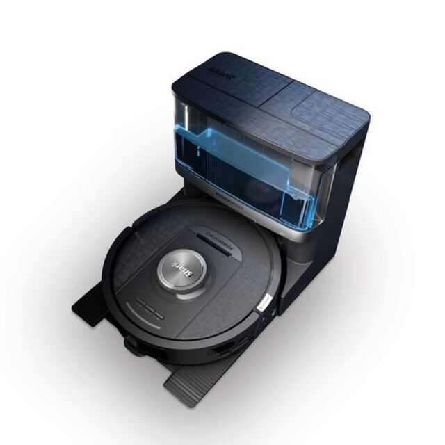 Shark RV2800YEUK PowerDetect NeverTouch 2-in-1 Self-Empty Robot Vacuum & Mop - Black