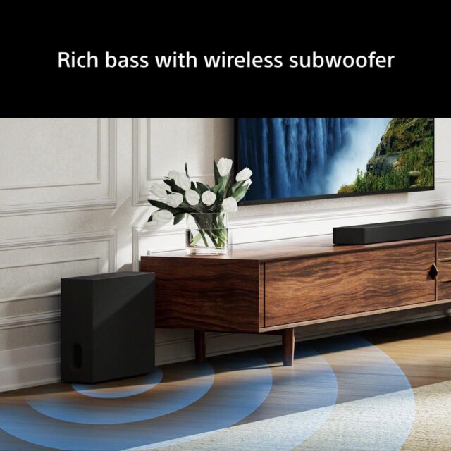 Sony HTA7100KIT.CEK BRAVIA Theatre Bar 7 5.1.2ch Dolby Atmos Soundbar with SASW7 100W Subwoofer 