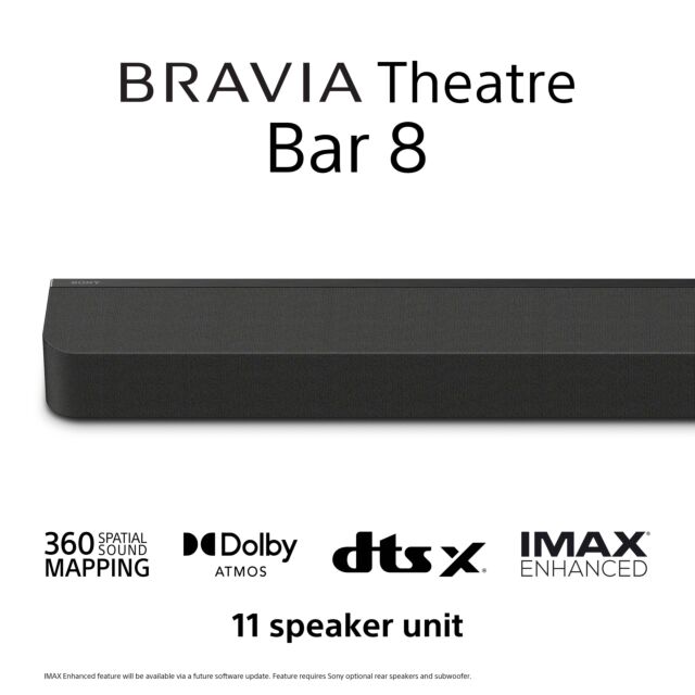 Sony HTA8000.CEK 5.0.2 Dolby AtmosÂ® Soundbar - Black