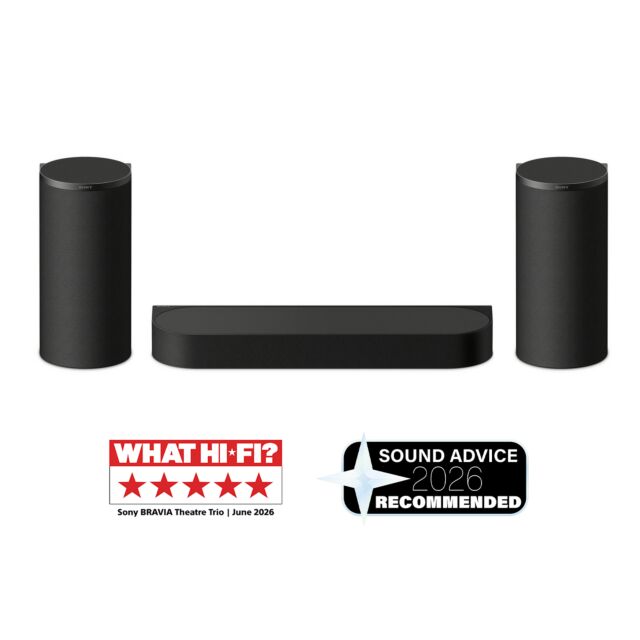 Sony HTA8.CEK BRAVIA Theatre Trio Three-Unit Theatre System, Dolby Atmos