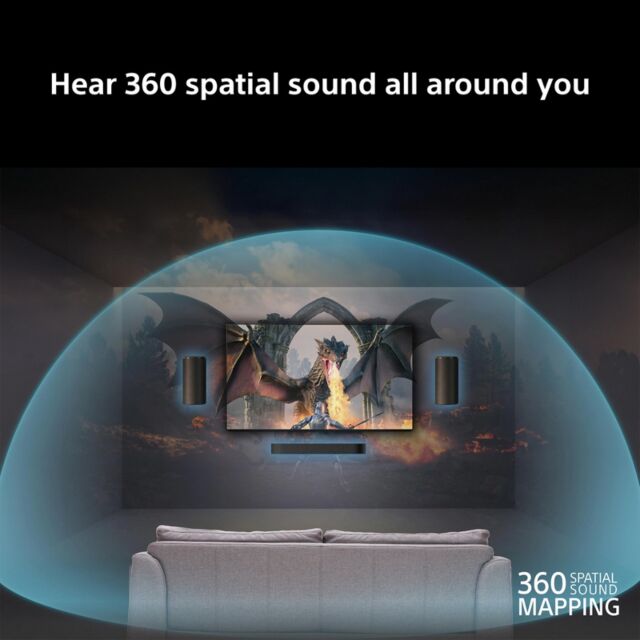 Sony HTA8.CEK BRAVIA Theatre Trio Three-Unit Theatre System, Dolby Atmos