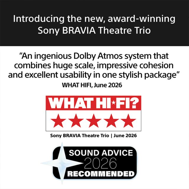 Sony HTA8.CEK BRAVIA Theatre Trio Three-Unit Theatre System, Dolby Atmos