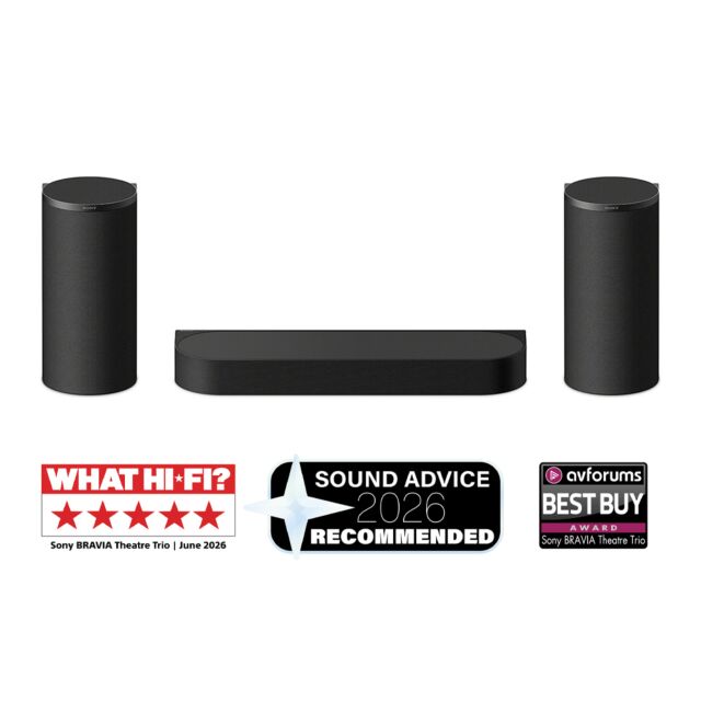 Sony HTA8.CEK BRAVIA Theatre Trio Three-Unit Theatre System, Dolby Atmos