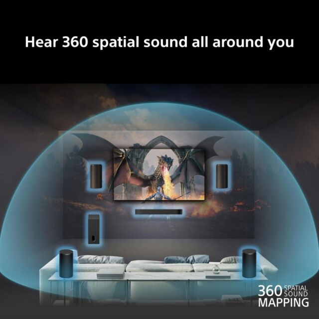 Sony HTA8KIT.CEK BRAVIA 5.1ch - 7.1chBRAVIA Theatre Trio Surround Sound by Dolby Atmos? - Black