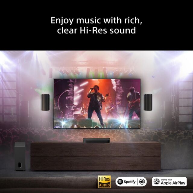 Sony HTA8KIT.CEK BRAVIA 5.1ch - 7.1chBRAVIA Theatre Trio Surround Sound by Dolby Atmos? - Black
