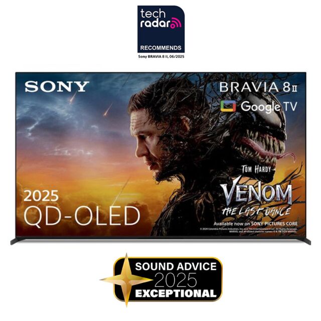 Sony K55XR8M25BP.UKA 55inch QD-OLED 4K Ultra HD HDR Smart Google TV (2025)
