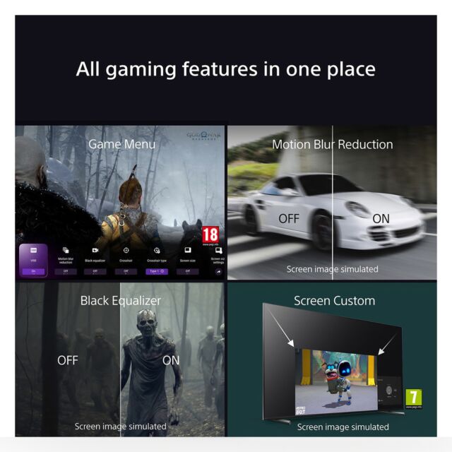 Sony K65XR55B.UKA 65inch 4K BRAVIA 5 Mini LED HDR Google TV