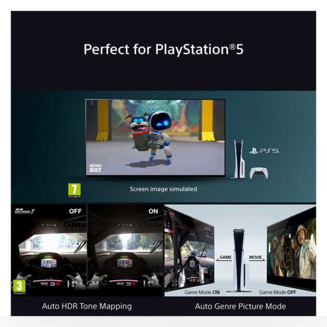 Sony K65XR55B.UKA 65inch 4K BRAVIA 5 Mini LED HDR Google TV