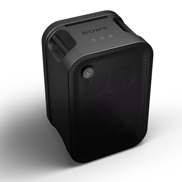 Sony SRSULT500.CEL Wireless Ult Tower 5 Deep Bass Party Speaker With Dj Input - Black