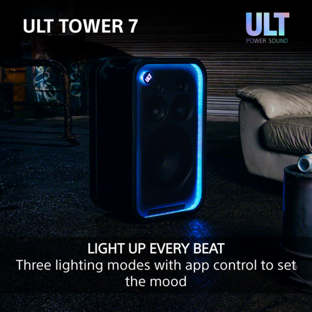 Sony SRSULT700.CEL Wireless ULT Tower Party Speaker Black