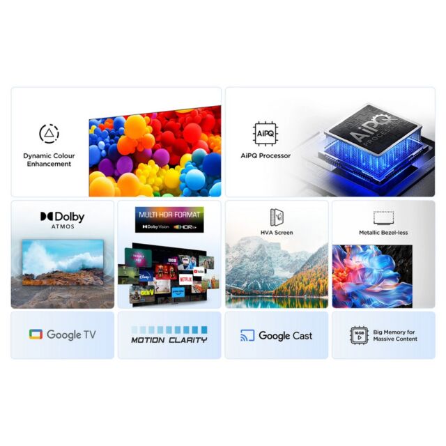 TCL 65V6C-UK 65inch 4K Direct LED HDR Google TV