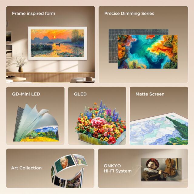 TCL 75A400 PRO-UK 75inch 4K Ultra HD Qd-Mini Led Ai Art TV - Black