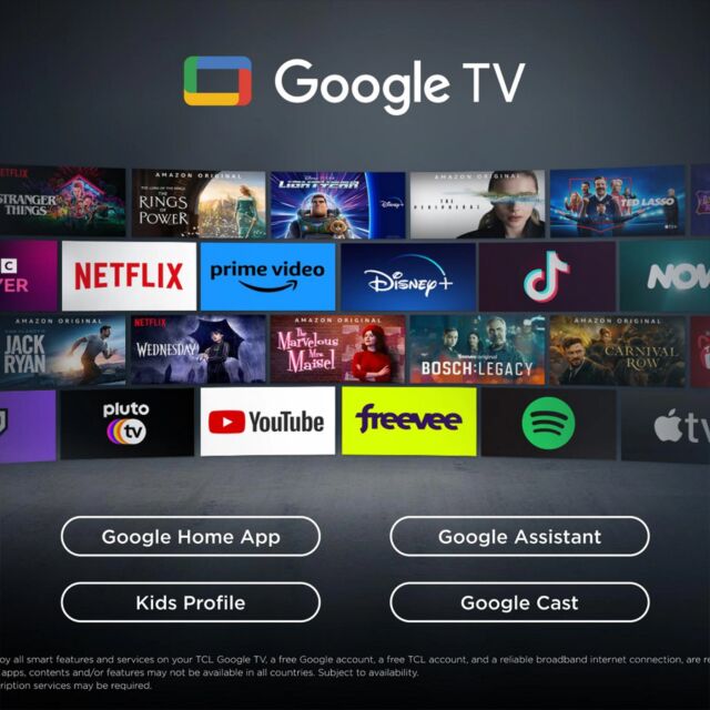 TCL 85Q6C-UK 85inch 4K QD-Mini LED UHD Smart Google TV