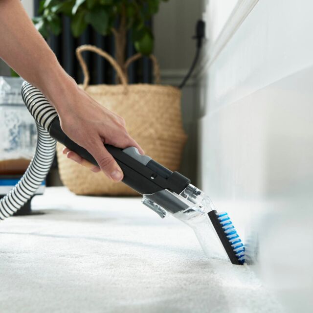 Vax CDSW-MPXPKIT SpotWash Home Duo Carpet Washer with extra 1.5L Spot Wash Antibacterial Solution – Blue