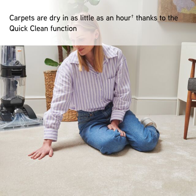 VAX ECB1SPV1 Platinum Power Max Carpet Cleaner - Black