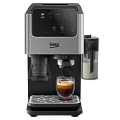 Beko CED7524X Espresso Machine With Integrated Grinder And Milk Cup - Silver