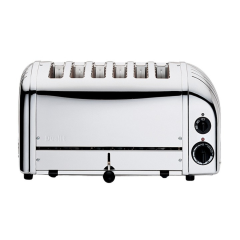 Dualit 60144 6 Slot Classic Toaster, Polished