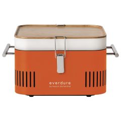 HBCUBEOGB Cube Charcoal Portable BBQ - Orange