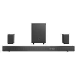 Hisense AX5125H 500W 5.1.2 Channel Soundbar with Wireless Subwoofer, Dolby Atmos