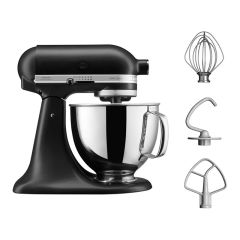 KitchenAid 5KSM125BBM Mixer Tilt-Head 4.8L - Artisan - Matte Black