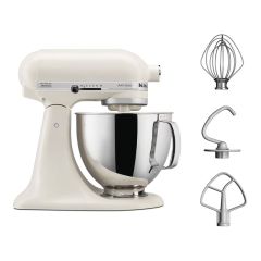KitchenAid 5KSM125BPL Mixer Tilt-Head 4.8L - Artisan - Porcelain White