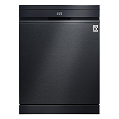 LG DF587HMS Full Size Truesteam Dishwasher, 14 Place Settings - Matte Black