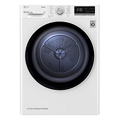 LG FDV709W 9kg Tumble Dryer White