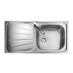 Rangemaster BL9501/ Baltimore Stainless Steel Inset Sink 1 Bowl Polished