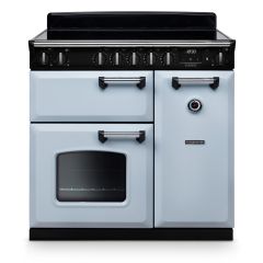 Rangemaster CL90EIPMSB/CM1 Classic 90cm Induction Cooker, Misty Blue/Chrome (2025)