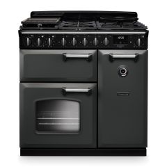 Rangemaster CLDL90DFPSLT/CM1 Classic Deluxe 90cm Dual Fuel Slate/Chrome
