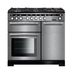 Rangemaster EDL100DFFSS/C (117250) Encore Deluxe 100cm DF Range Cooker, S Steel/Chrome