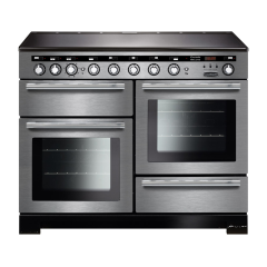 Rangemaster EDL110EISS/C (117410) Encore Deluxe 110cm IND Range Cooker, S Steel/Chrome