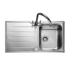 Rangemaster MG9501/ Michigan Stainless Steel Inset Sink 1 Bowl Polished