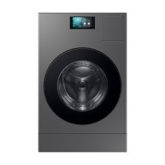 Samsung WD18DB8995BZT1 Series 9 Bespoke Ai All-In-One Washer Dryer, Large Capacity 18Kg/11Kg, Dark Silver