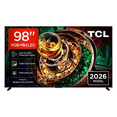 TCL 98RM9L-UK 98" 4K Ultra HD RGB MINI LED Google TV