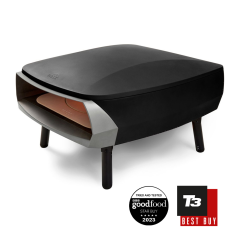 Witt ETNA ROTANTE BLACK ROTANTE 16" Gas Pizza Oven, Rotating Turntable, Black