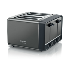 Bosch TAT5P445GB 4 Slice Toaster, Anthracite