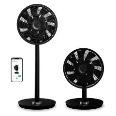 Duux DXCF10UK Whisper Flex Smart Fan, Black