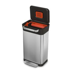 Joseph Joseph 30030 STAINLESS STEEL Titan 30L Stainless-steel Trash Compactor