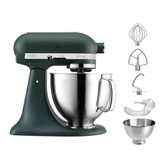 KitchenAid 5KSM185PSBPP 185 ARTISAN 4.8L Tilt-head Stand Mixer, Pebble Palm