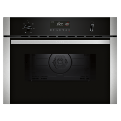 Neff C1AMG84N0B 44 Litre Built-In Microwave Oven With Hot Air, Stainless Steel