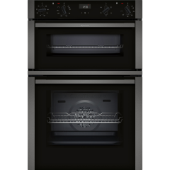 NEFF U1ACE2HG0B 60cm Double built-in oven with CircoTherm in Black