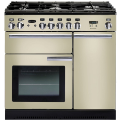 Rangemaster PROP90DFFCR/C PROFESSIONAL PLUS 90cm Dual Range Cooker, Cream