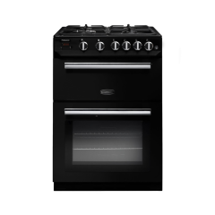 Rangemaster PROPL60NGFBL/C Professional+ 60cm Gas Freestanding Cooker, Black