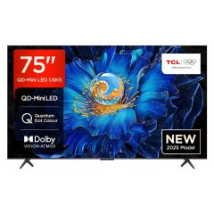 TCL 75C6KS-UK 75" 4K Ultra HD Premium QD-Mini LED TV (2025)